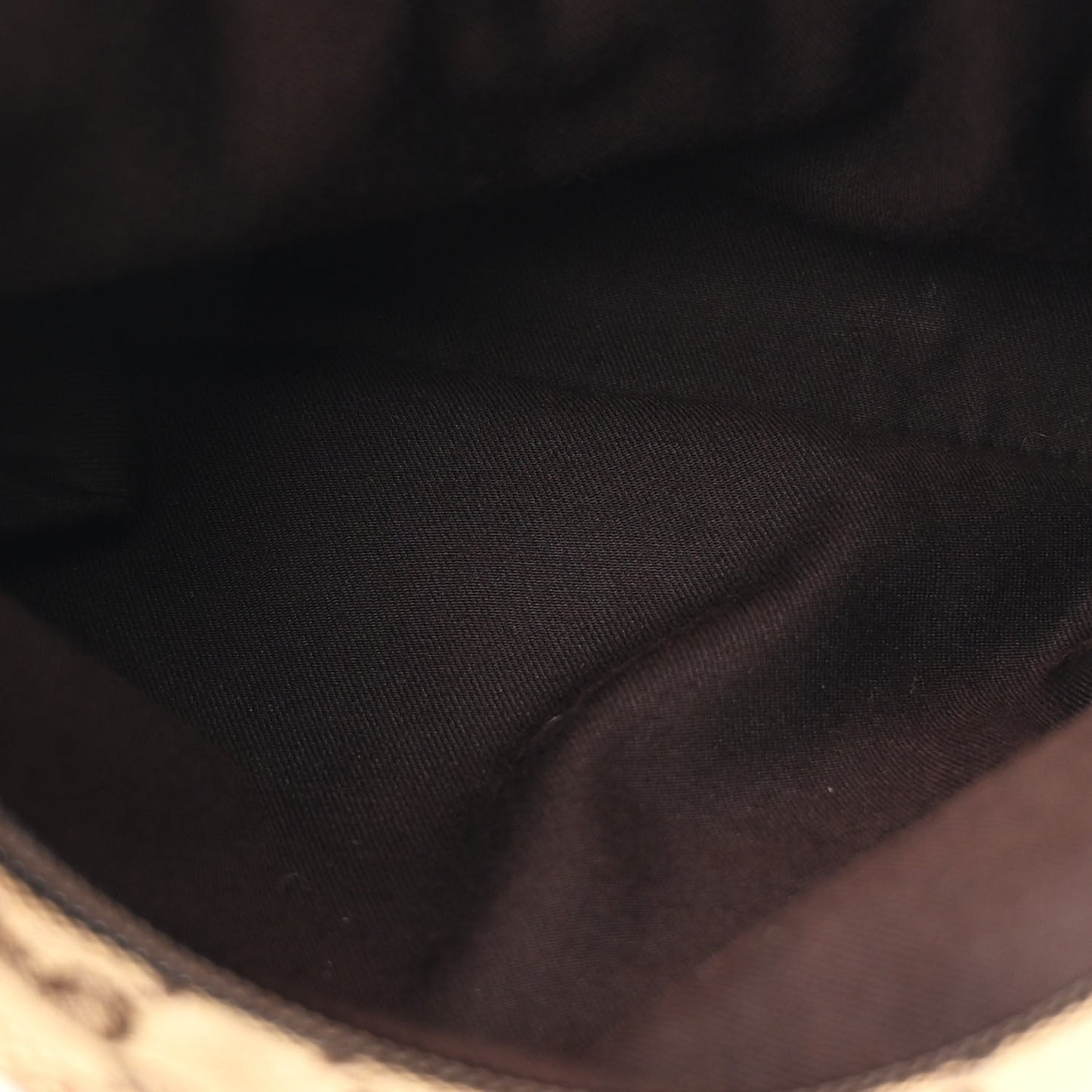 Monogram Web Small Flat Messenger Bag Brown