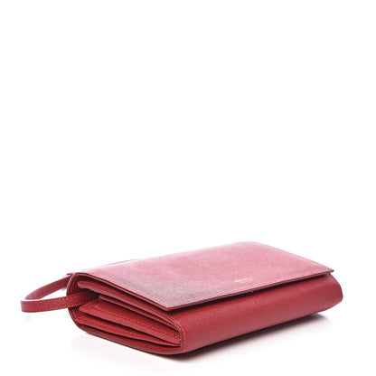 Tom Ford Saffiano Wallet On Strap Red 4 of 10