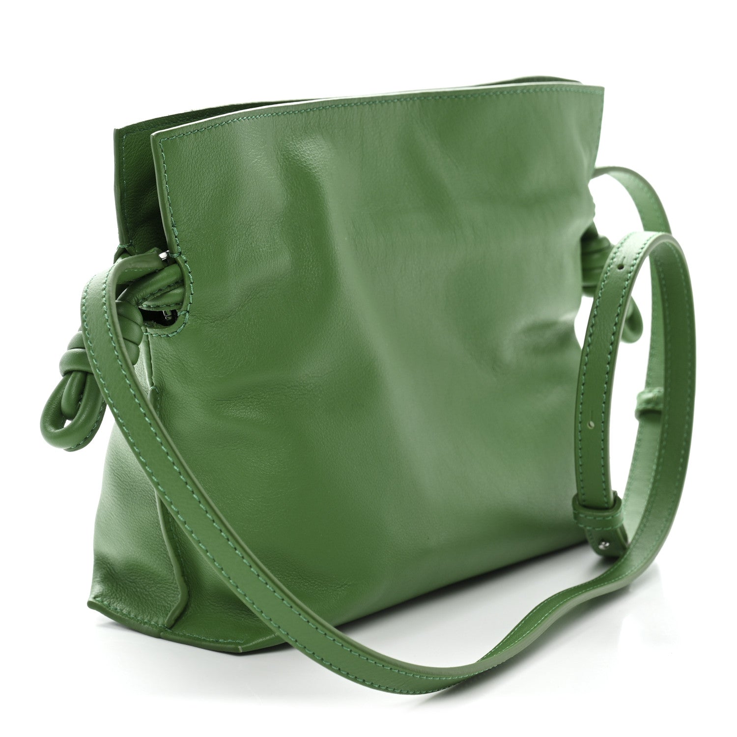 Loewe x SUNA FUJITA Nappa Bunny Mini Flamenco Knot Clutch Tropical Green 3 of 10