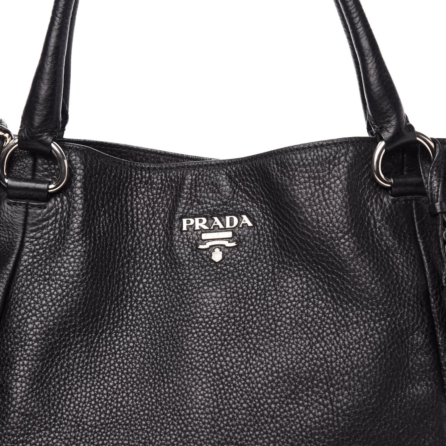 Vitello Daino Tote Black