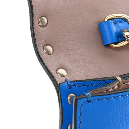 Valentino Garavani Nappa Rockstud Wristlet Clutch Blue Fluo 15 of 15