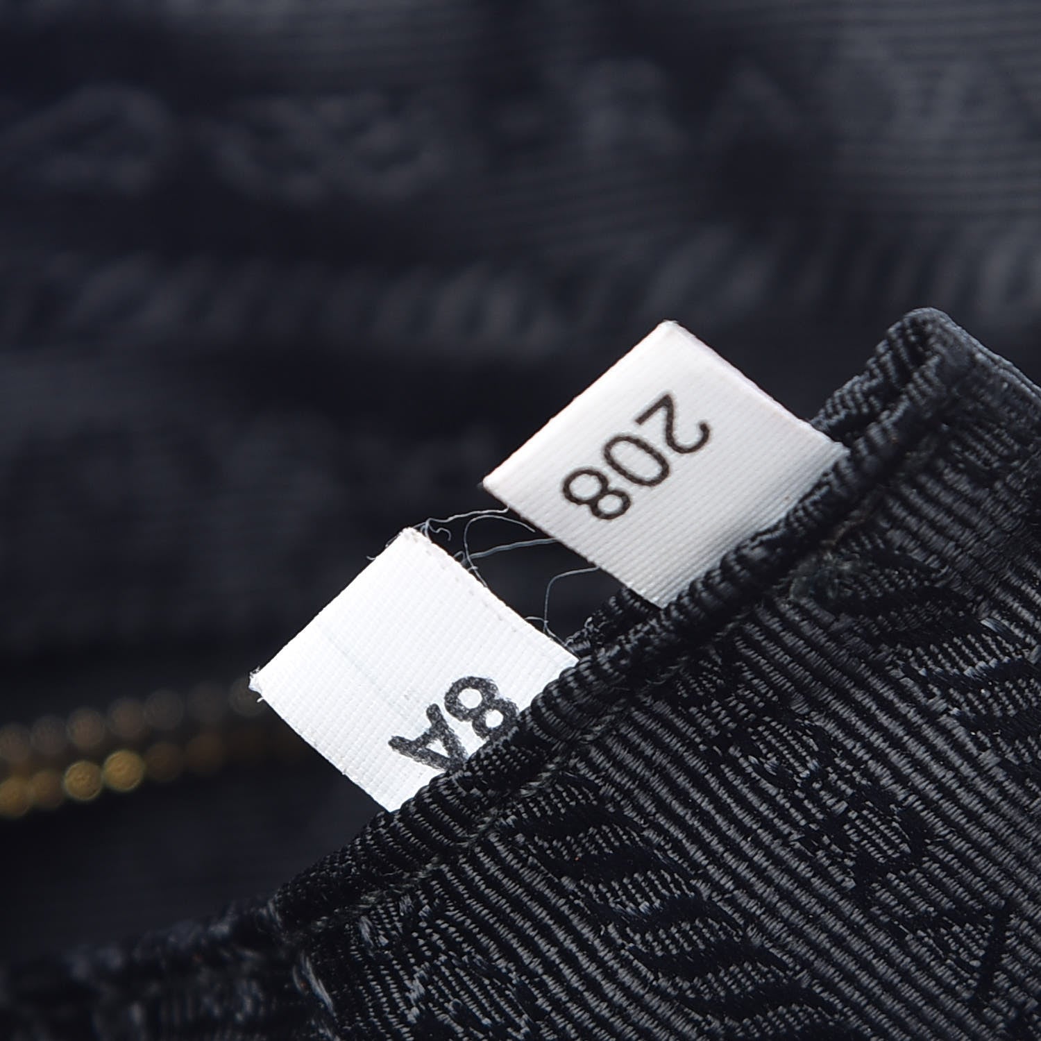 Prada Tessuto Nylon Saffiano Tote Black 9 of 10