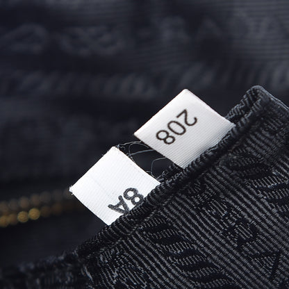Prada Tessuto Nylon Saffiano Tote Black 9 of 10