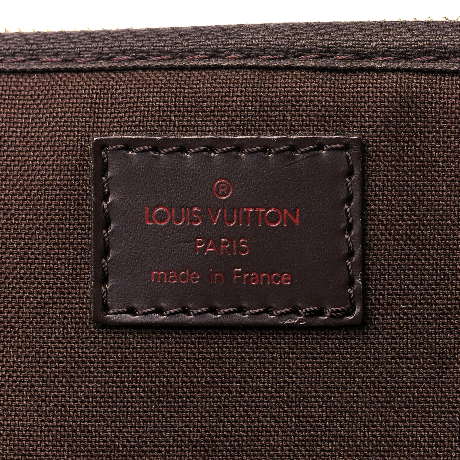Louis Vuitton Damier Ebene Porte Ordinateur Sabana NM Computer Case 6 of 9