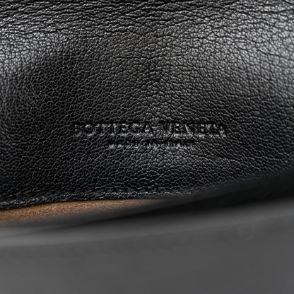 Bottega Veneta Goatskin Velvet Criss-Cross Ombre Montebello Chain Crossbody Black Multicolor 6 of 12