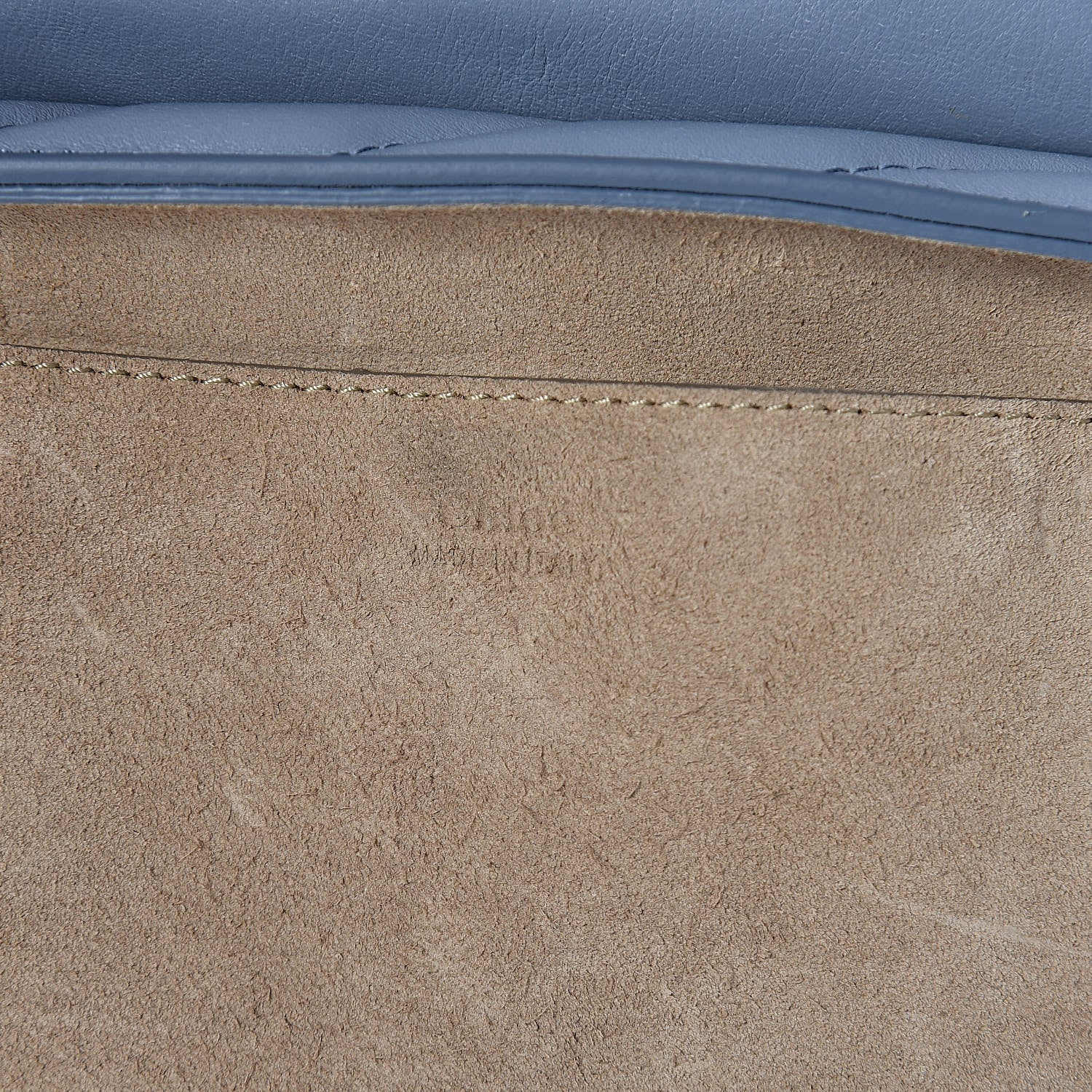 Chloe Calfskin Quilted Mini Drew Bijou Shoulder Bag Washed Blue 6 of 10
