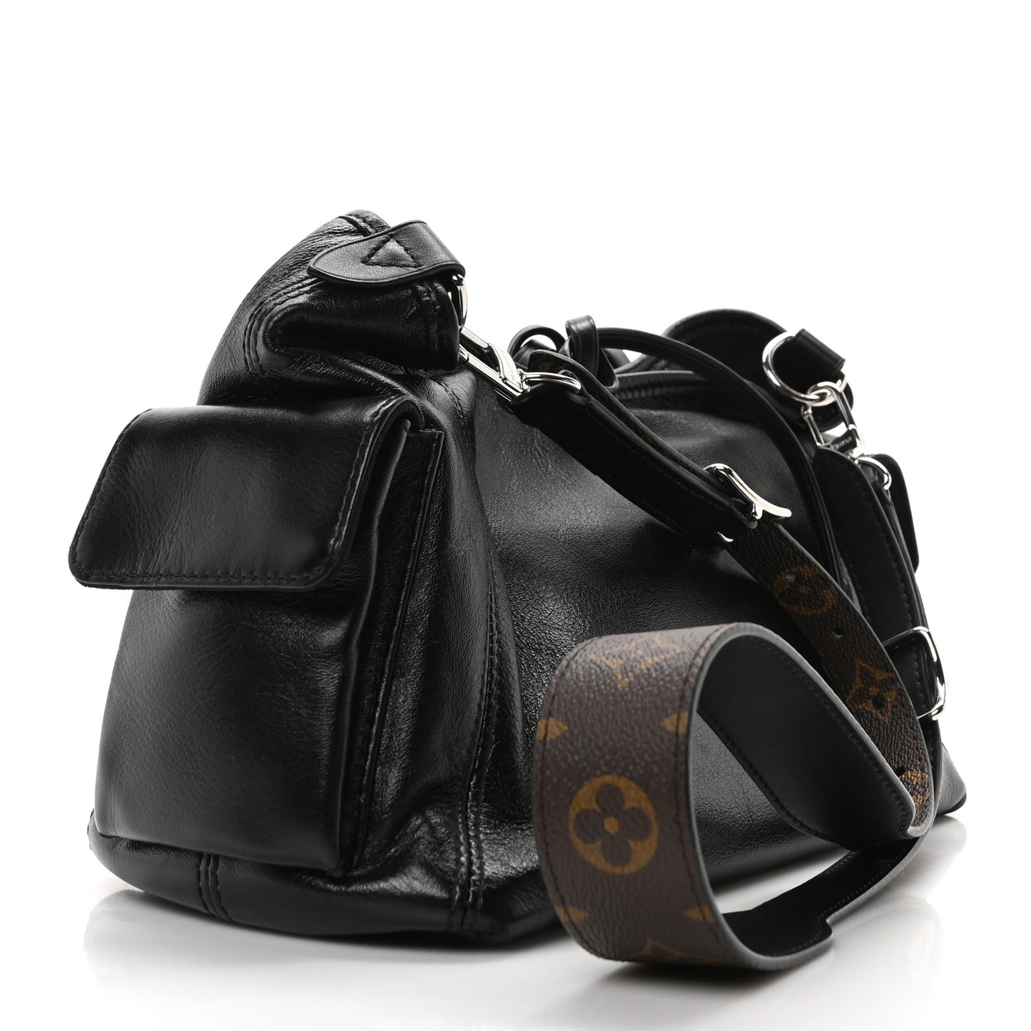 Lambskin CarryAll Cargo Vibe PM Black
