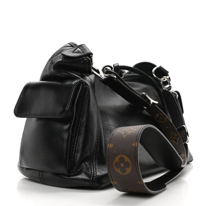 Louis Vuitton Lambskin CarryAll Cargo Vibe PM Black 3 of 9