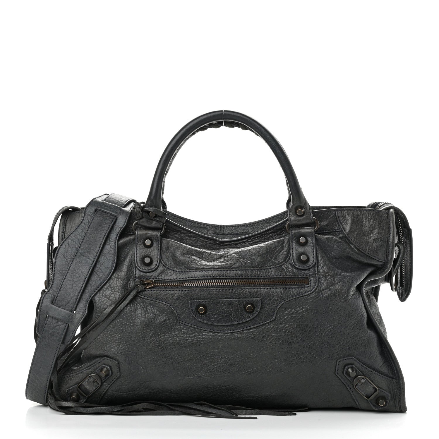 Balenciaga Agneau Classic Hardware City Anthracite 2 of 10