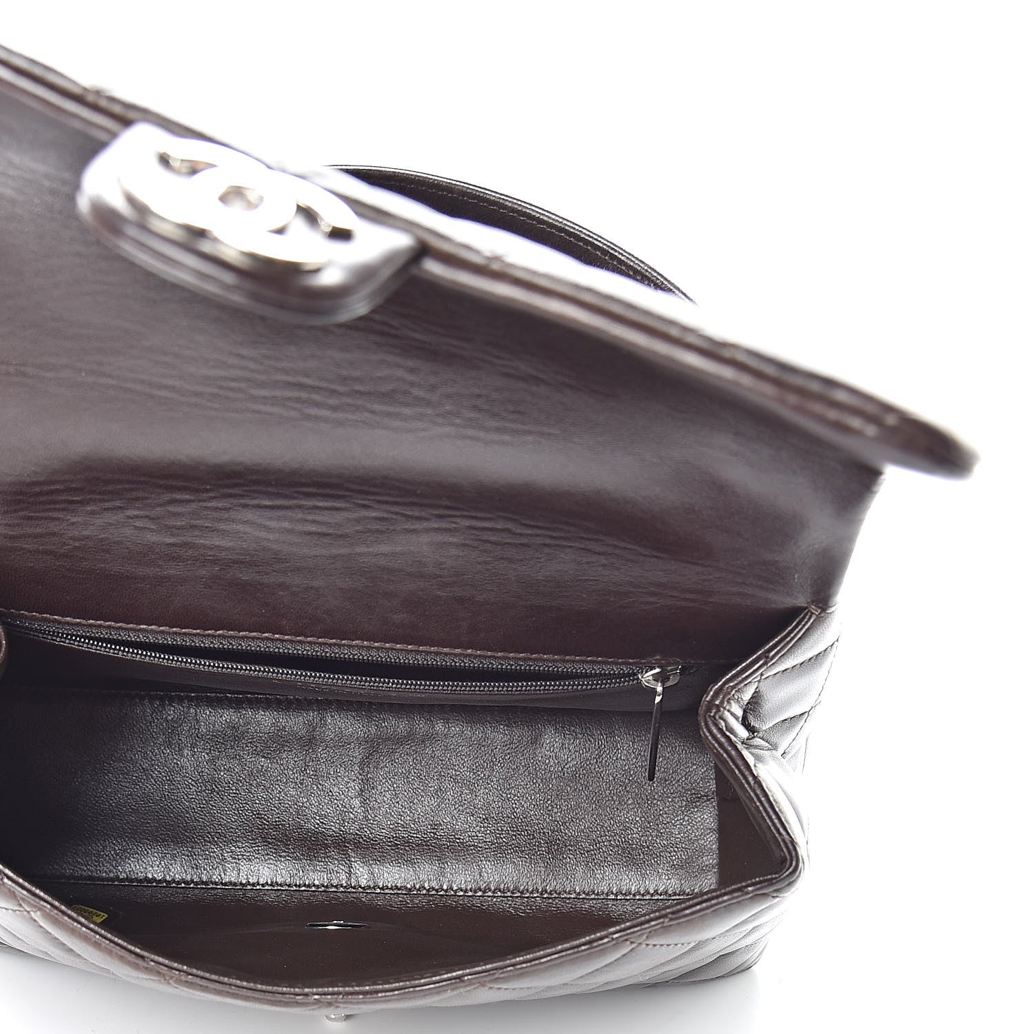 Chanel Lambskin Quilted Medium Kelly Flap Brown 5 of 12