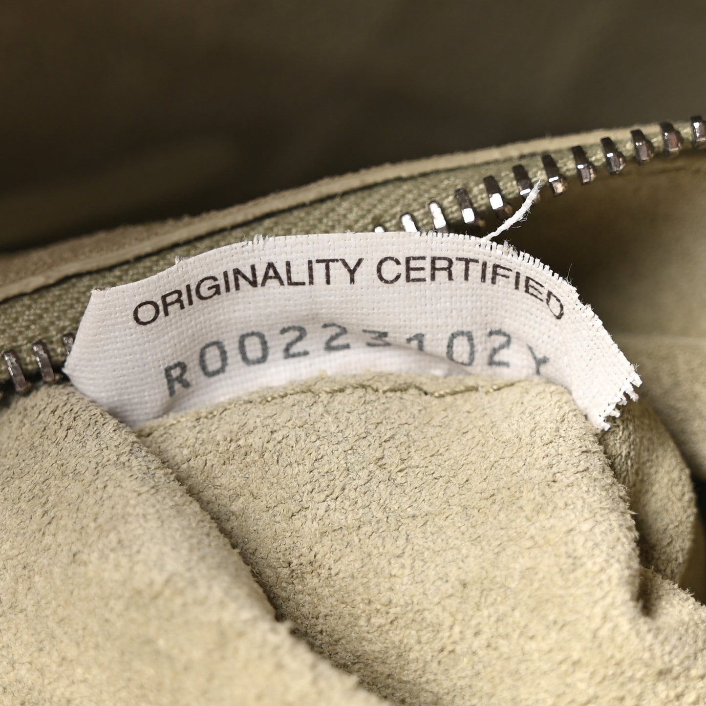 Calfskin Intrecciato Virgule Travertine