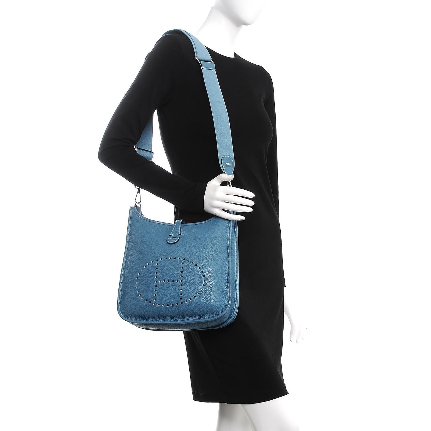Taurillon Clemence Evelyne III PM Blue Jean