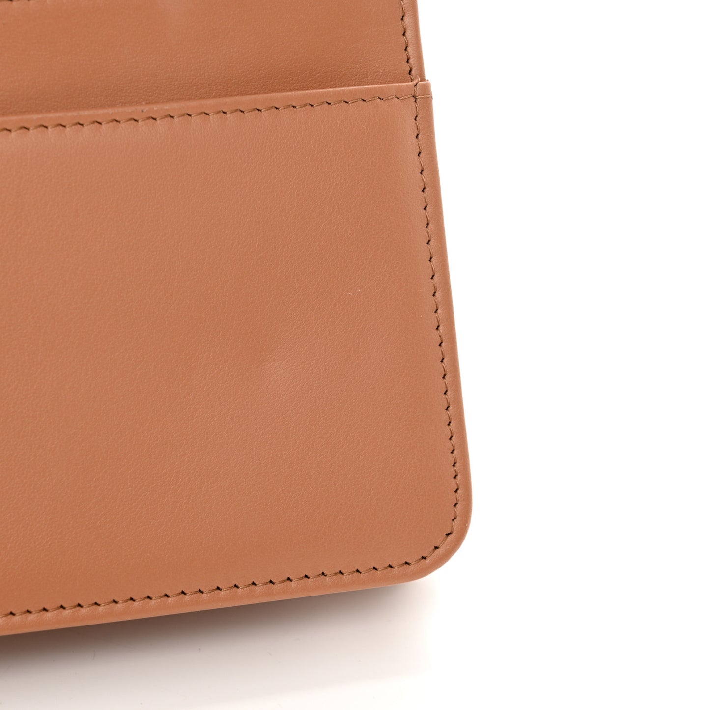 Caviar Chevron Quilted Boy Wallet On Chain WOC Dark Beige