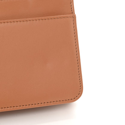 Chanel Caviar Chevron Quilted Boy Wallet On Chain WOC Dark Beige 12 of 12