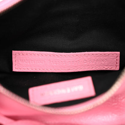 Balenciaga Agneau Arena Le Cagole Chain Shoulder Bag XS Sweet Pink 7 of 10