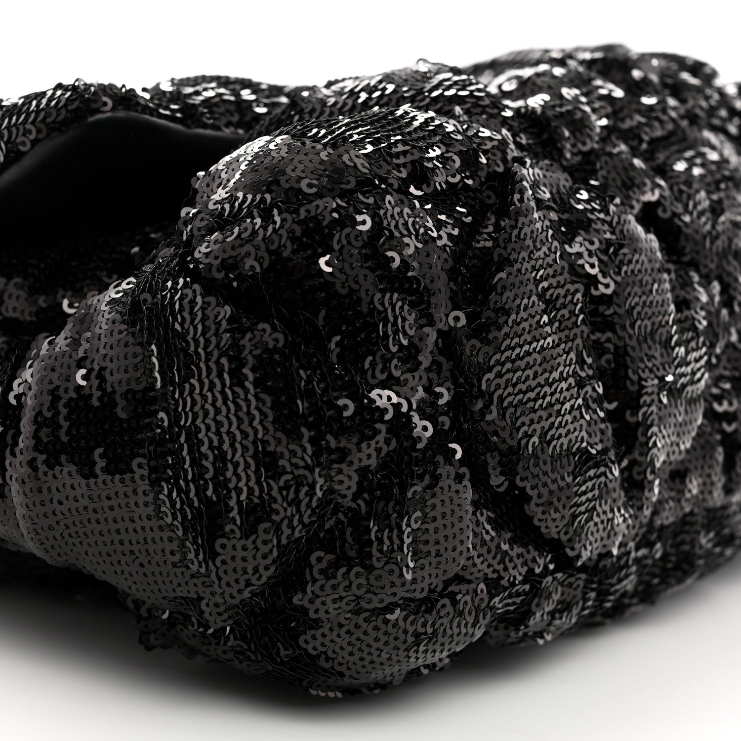 Chanel Sequin Quilted Medium Chanel 19 Flap Black 9 of 10