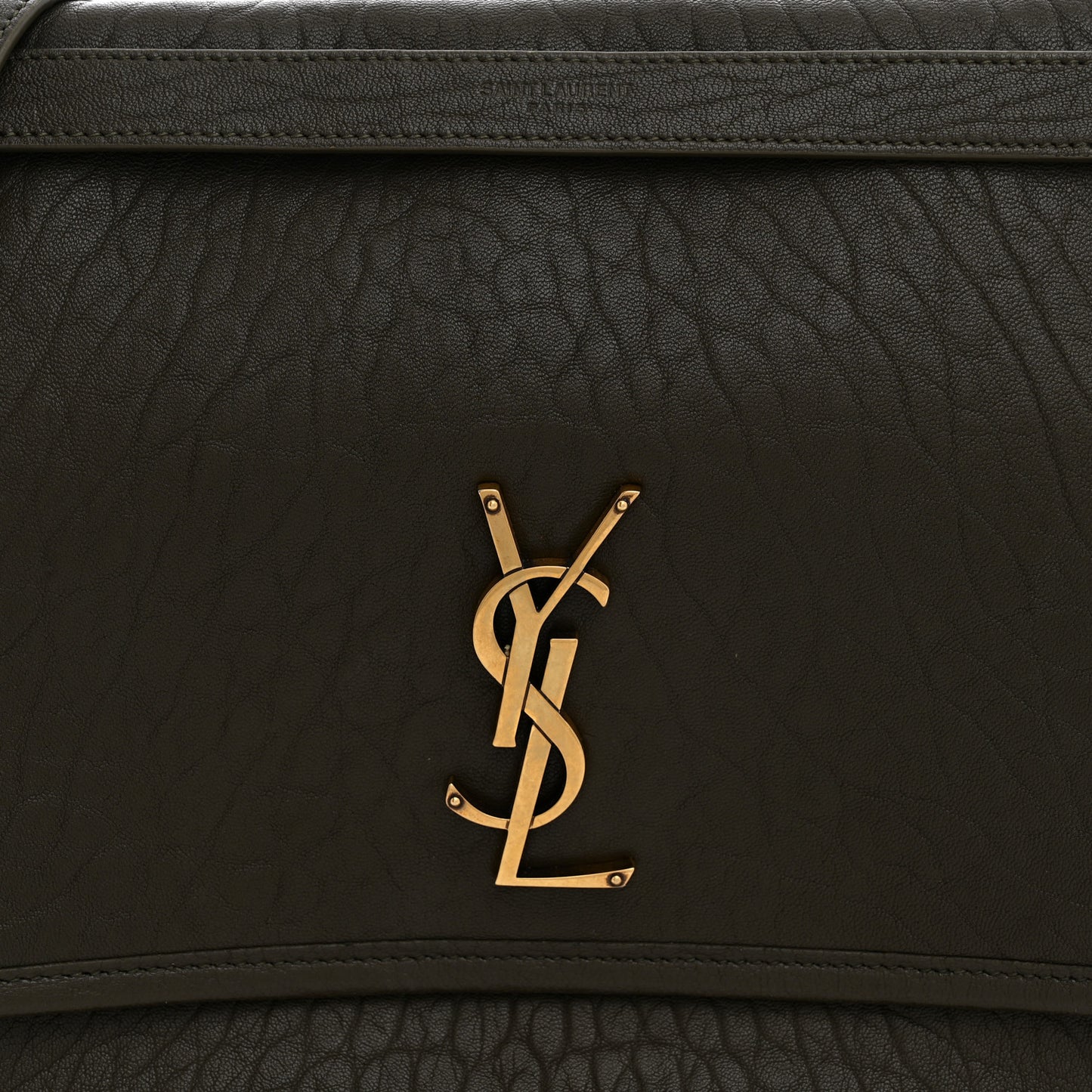 Grained Lambskin Monogram Large Niki Chain Satchel Light Musk