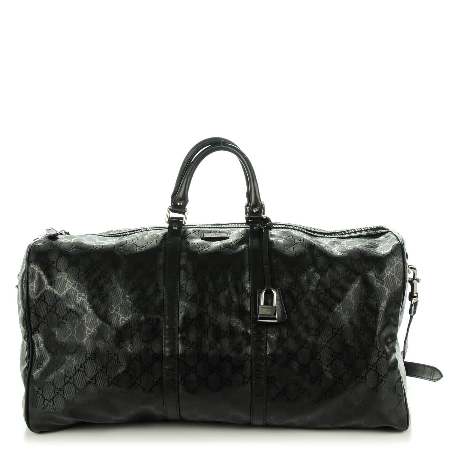 Gucci Imprime Monogram Large Carry On Duffle Black 1 of 7