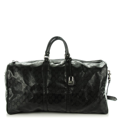 Gucci Imprime Monogram Large Carry On Duffle Black 1 of 7