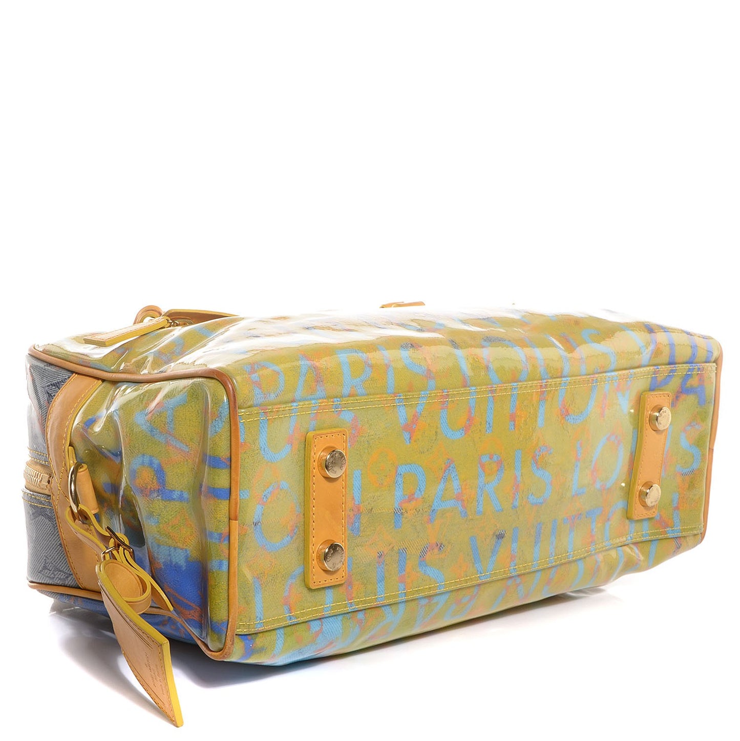 Monogram Pulp Defile Weekender PM Yellow