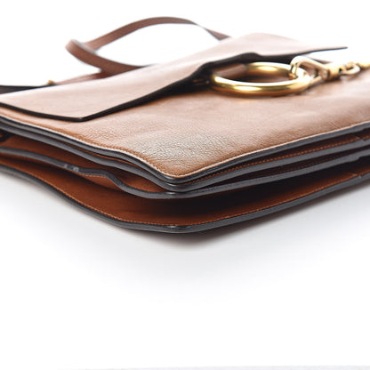 Chloe Goatskin Medium Faye Shoulder Bag Caramel 13 of 15