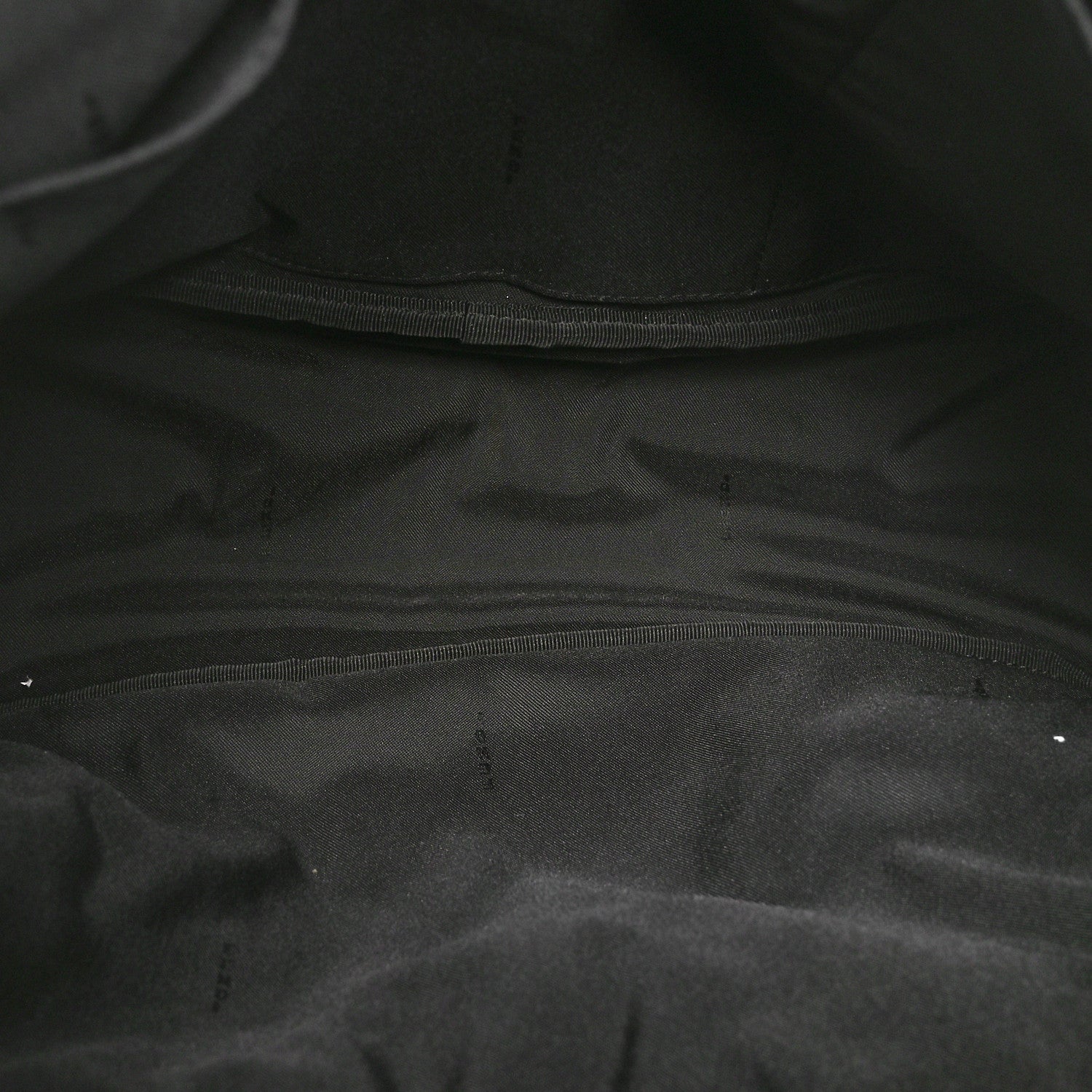 Fendi Nylon Vitello Liberty Vitello Dolce Monster Eyes Rounded Backpack Black Sunflower 5 of 11