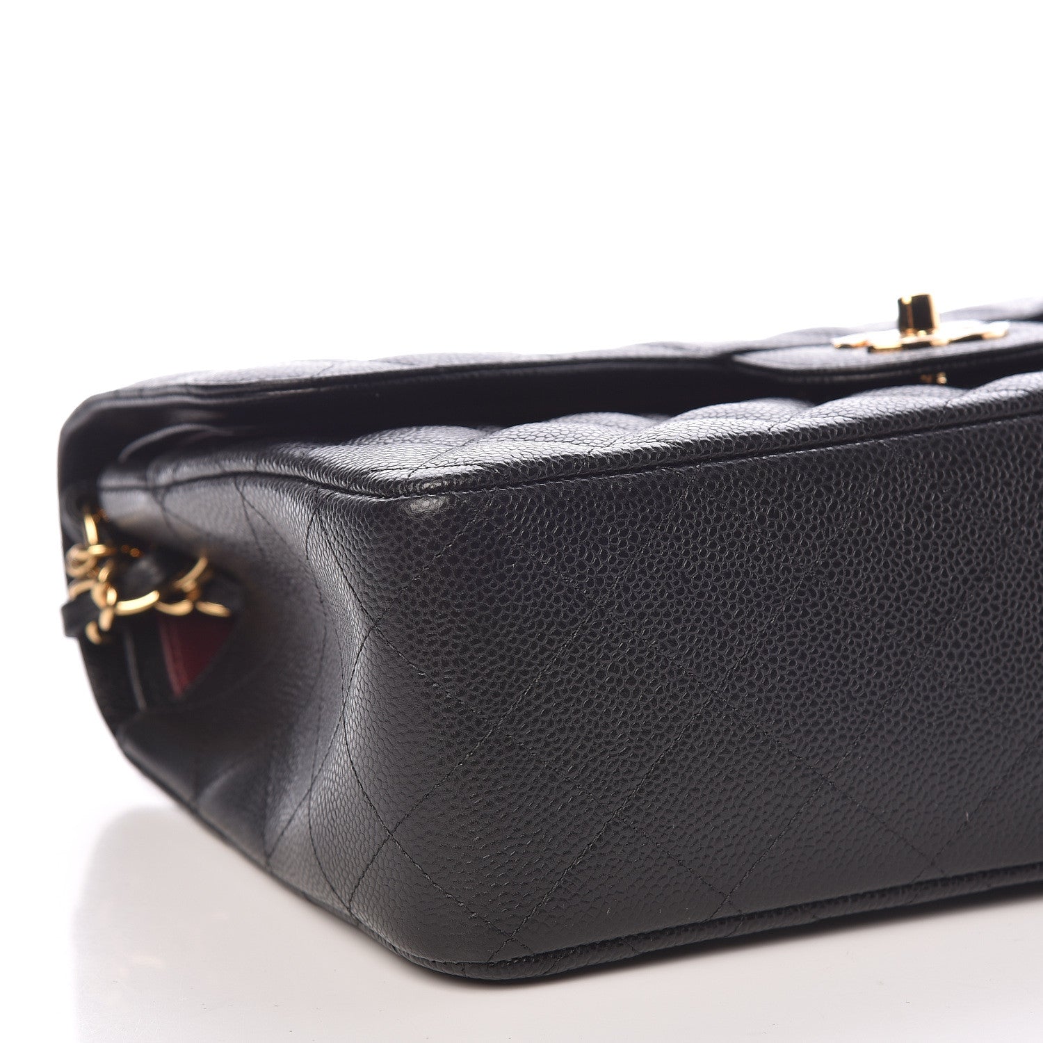 Chanel Caviar Quilted Jumbo Double Flap Black 6 of 11