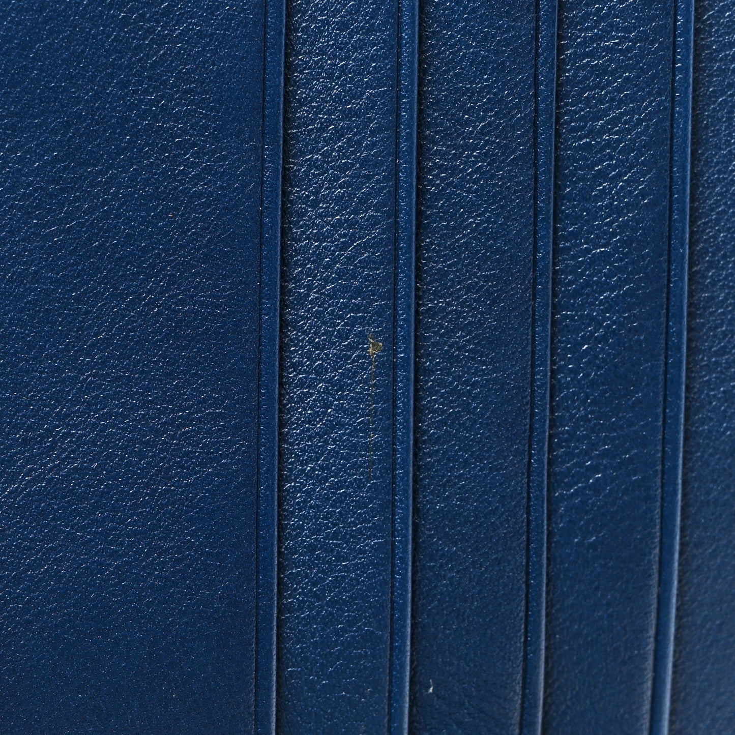 Patent Microguccissima Bi-Fold Wallet Blue