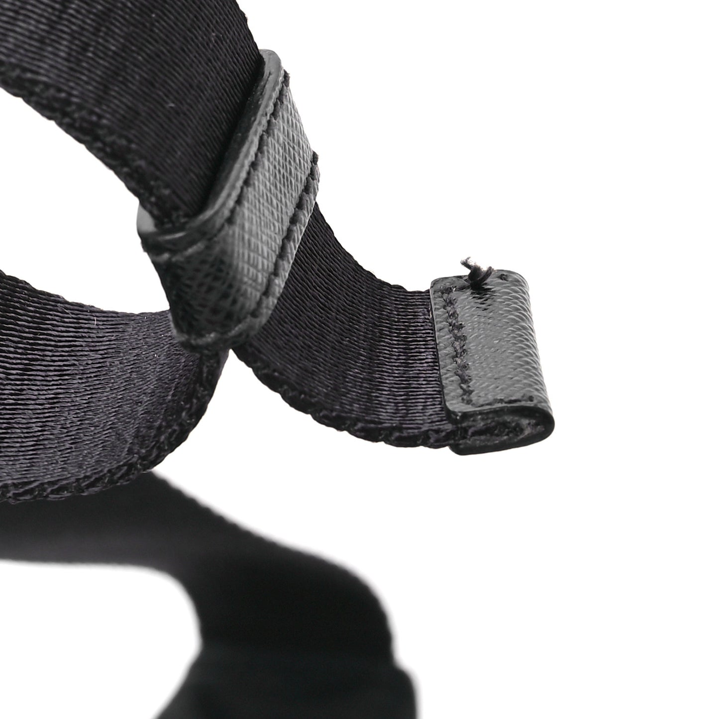 Re-Nylon Saffiano Belt Bag Black