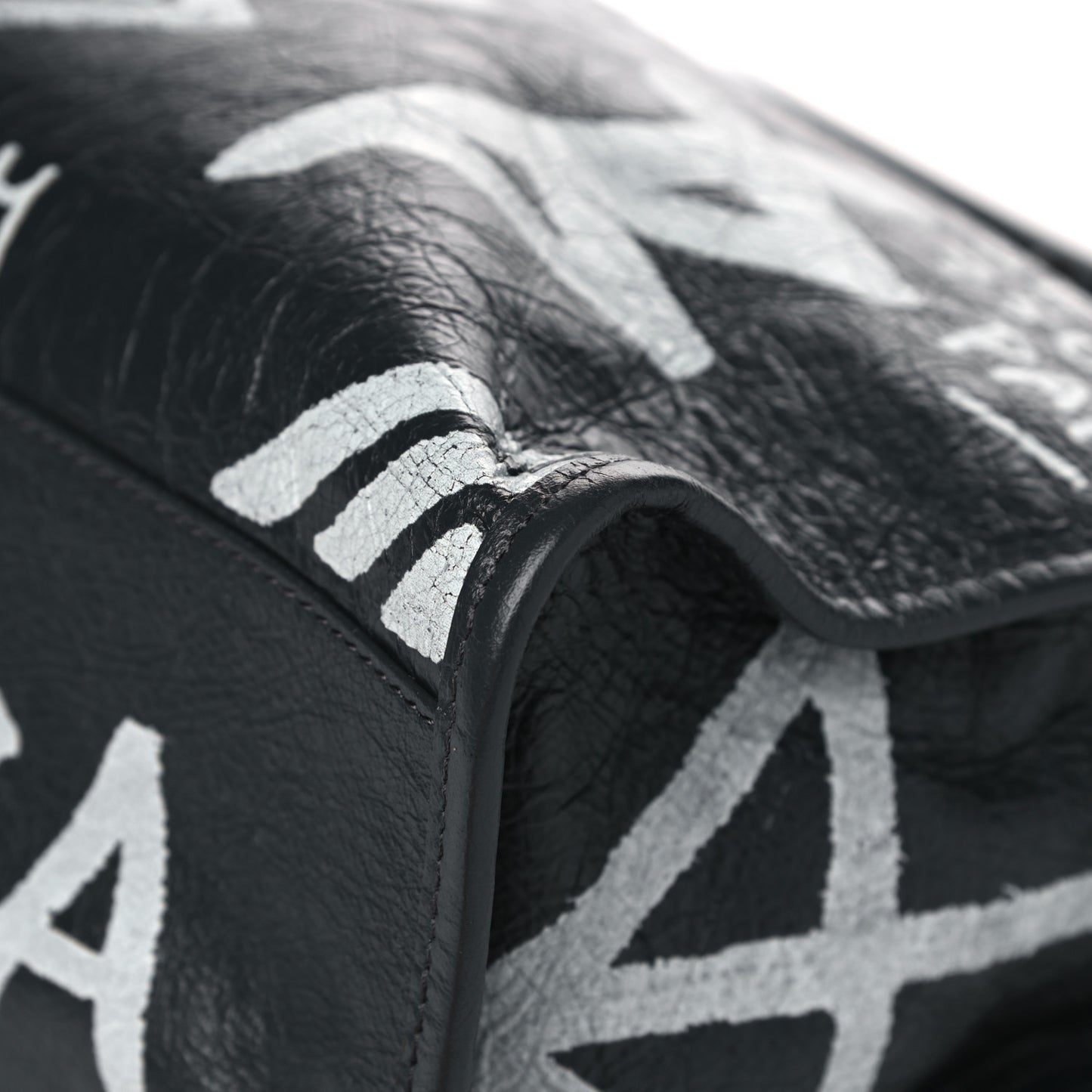 Agneau Arena Graffiti All Over Classic Hardware City Gris Fossile White