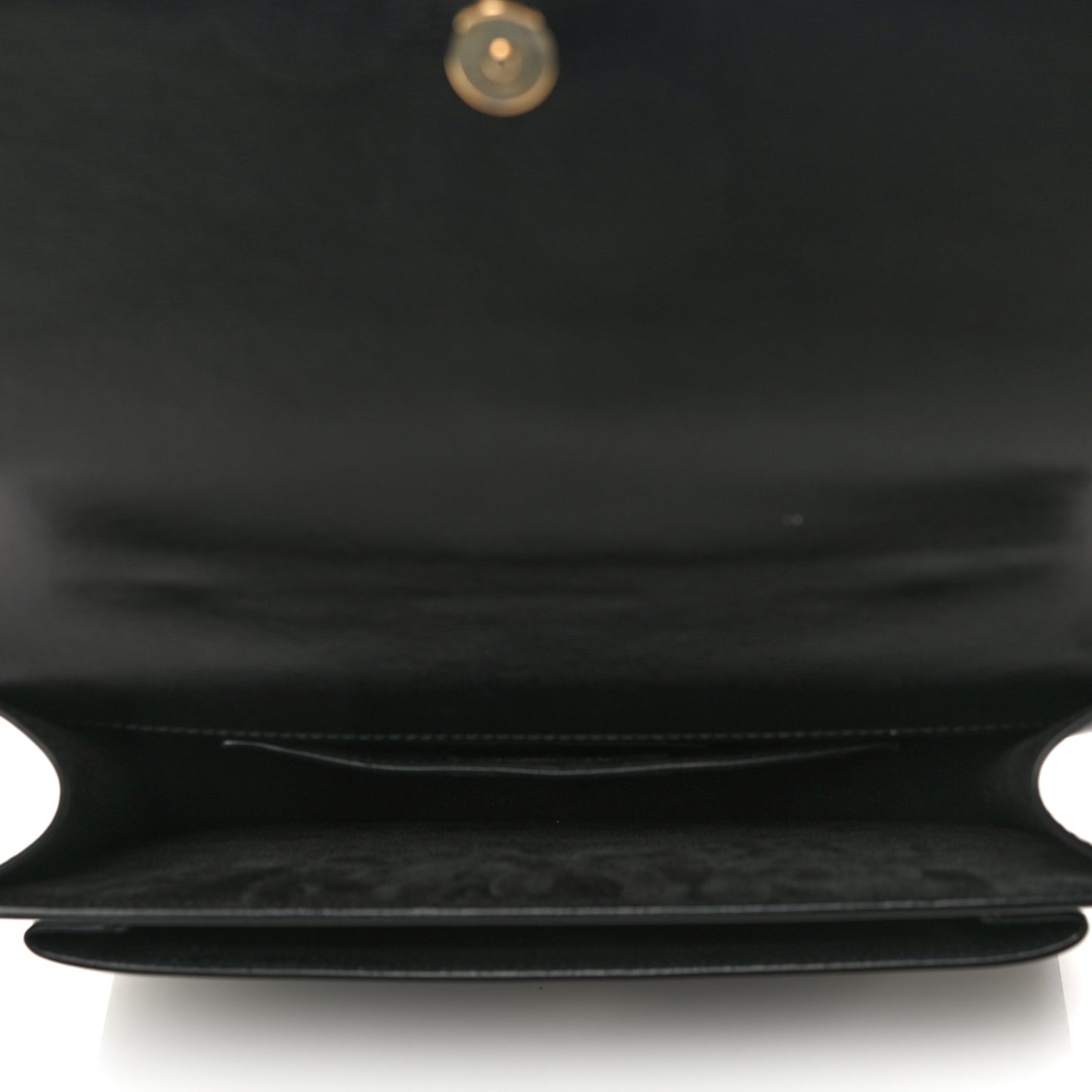 Smooth Calfskin Medium Monogram Sunset Satchel Black