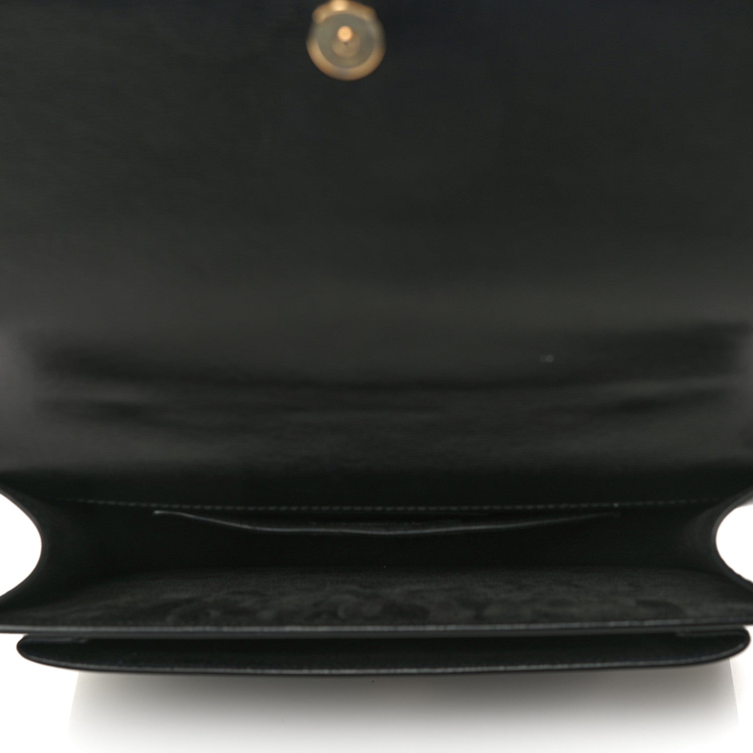 Saint Laurent Smooth Calfskin Medium Monogram Sunset Satchel Black 5 of 11
