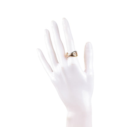 Cartier 18k Pink Yellow White Gold Les Must De Cartier Trinity Ring 56 7.75 2 of 4