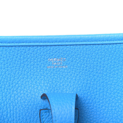 Hermes Taurillon Clemence Evelyne III PM Bleu Zanzibar 6 of 11