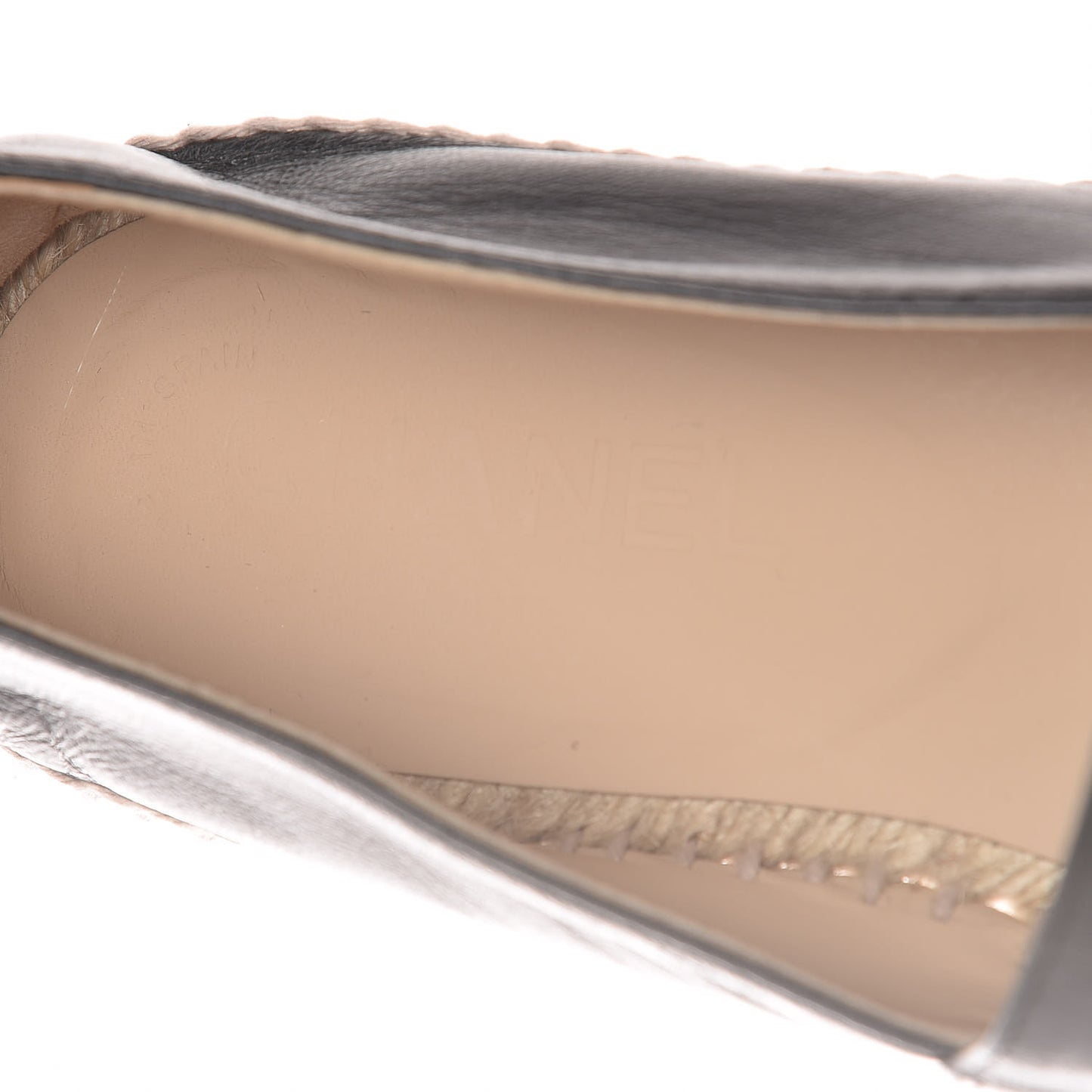 Lambskin CC Espadrilles 39 Black