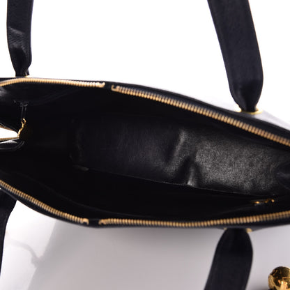 Chanel Caviar Shopper Tote Navy 5 of 8