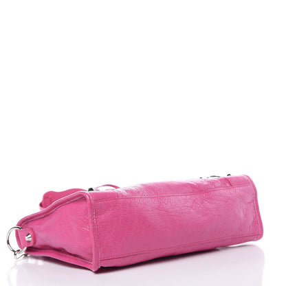Balenciaga Agneau Classic Silver Hardware S City Rose Flamingo 4 of 10