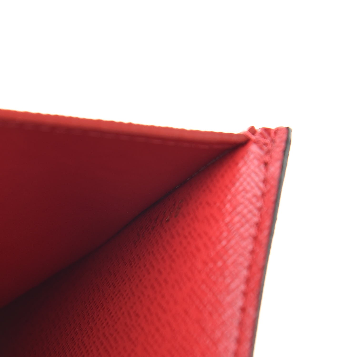 Louis Vuitton Damier Ebene Victorine Wallet Red 7 of 7