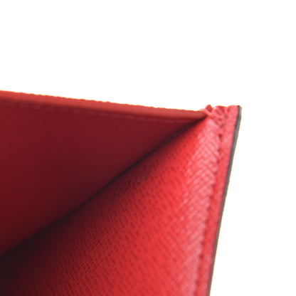 Louis Vuitton Damier Ebene Victorine Wallet Red 7 of 7