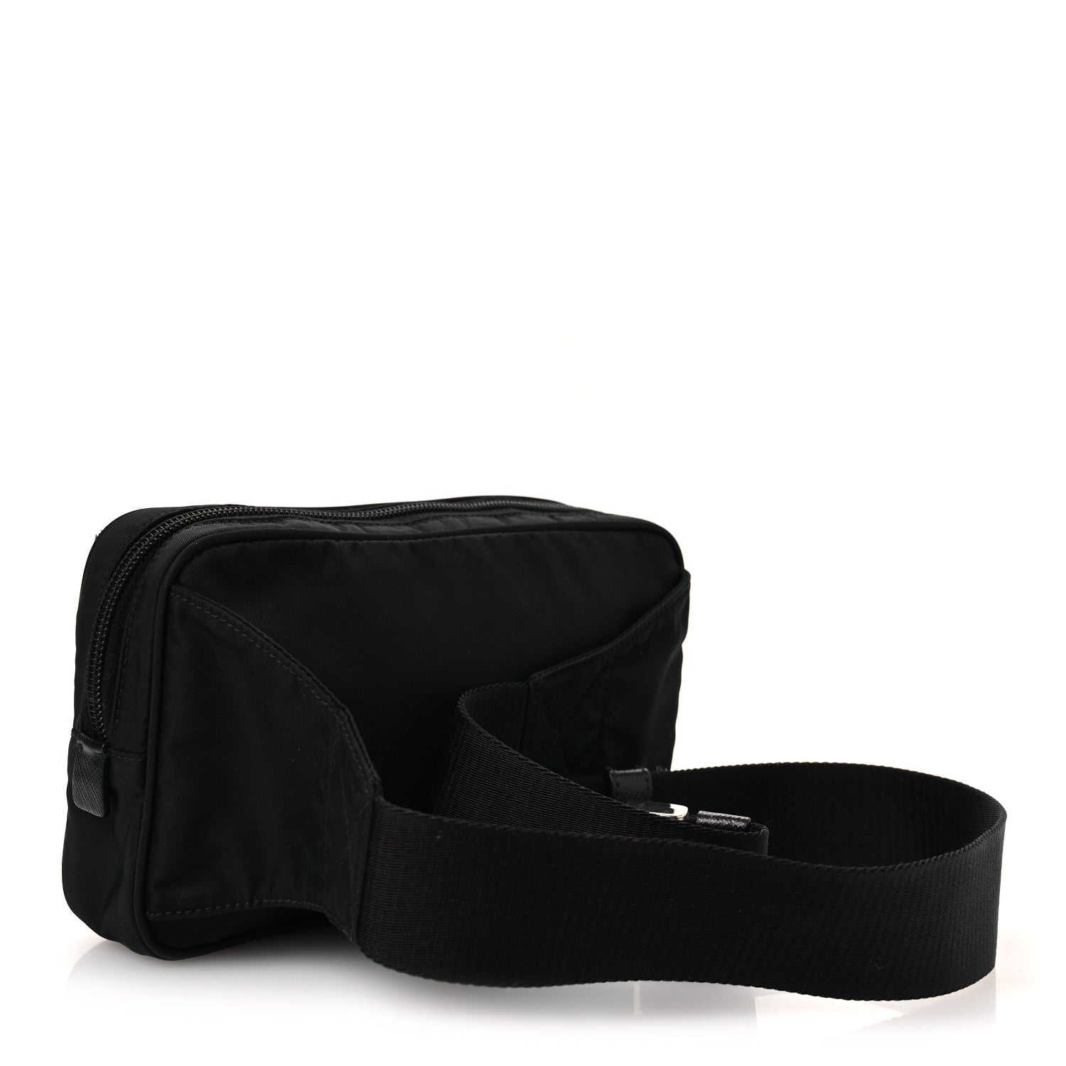 Prada Re-Nylon Saffiano Belt Bag Black 2 of 10