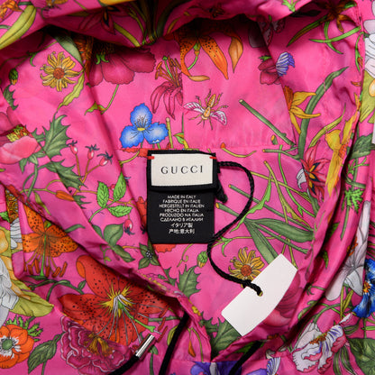 Gucci Silk Nylon Flora Rain Hood Pink 5 of 5