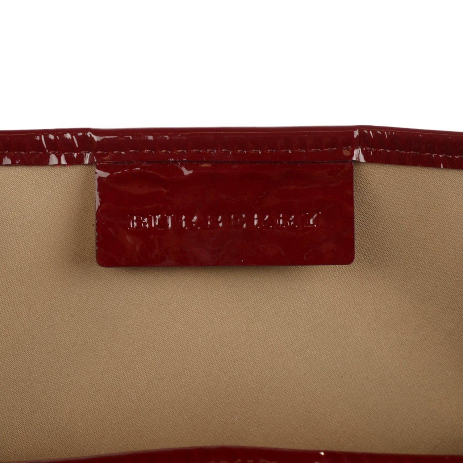 Burberry Nova Check Shopper Tote Red 6 of 8