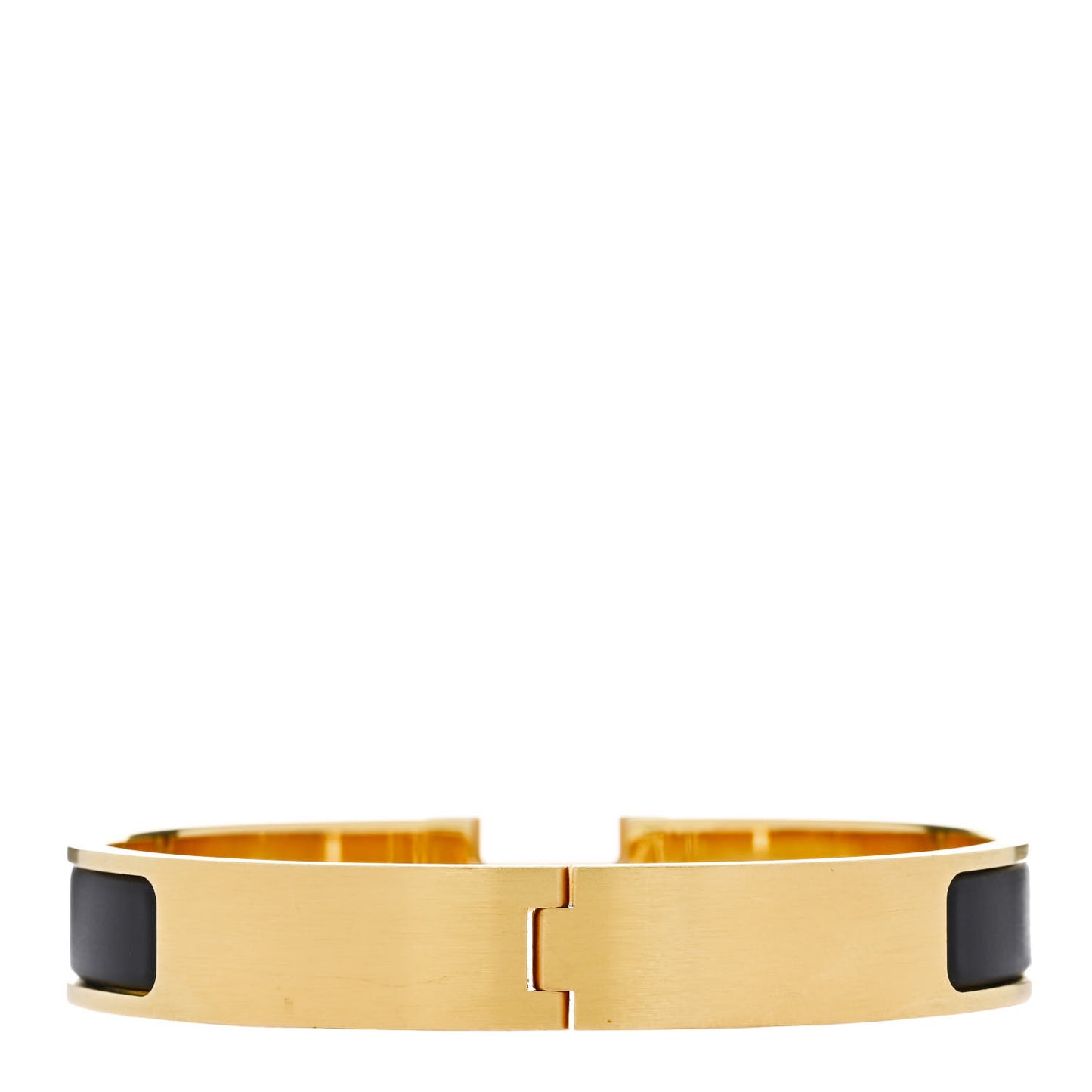 Matte Enamel Narrow Clic Clac HH Bracelet T6 Black