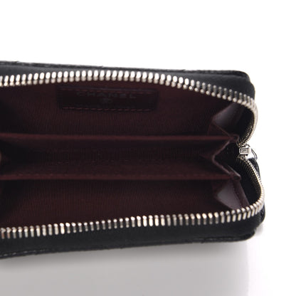 Chanel Caviar Quilted Zip Coin Purse Black 5 of 8