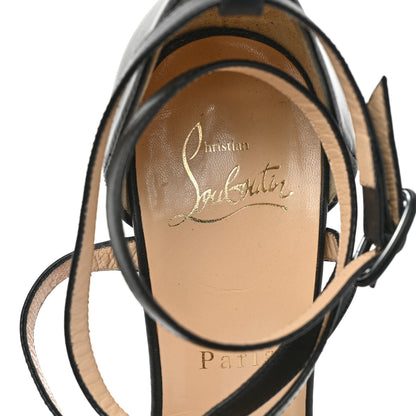 Christian Louboutin Nappa Loubi Bee Alta 130 Sandals 36 Black 7 of 8