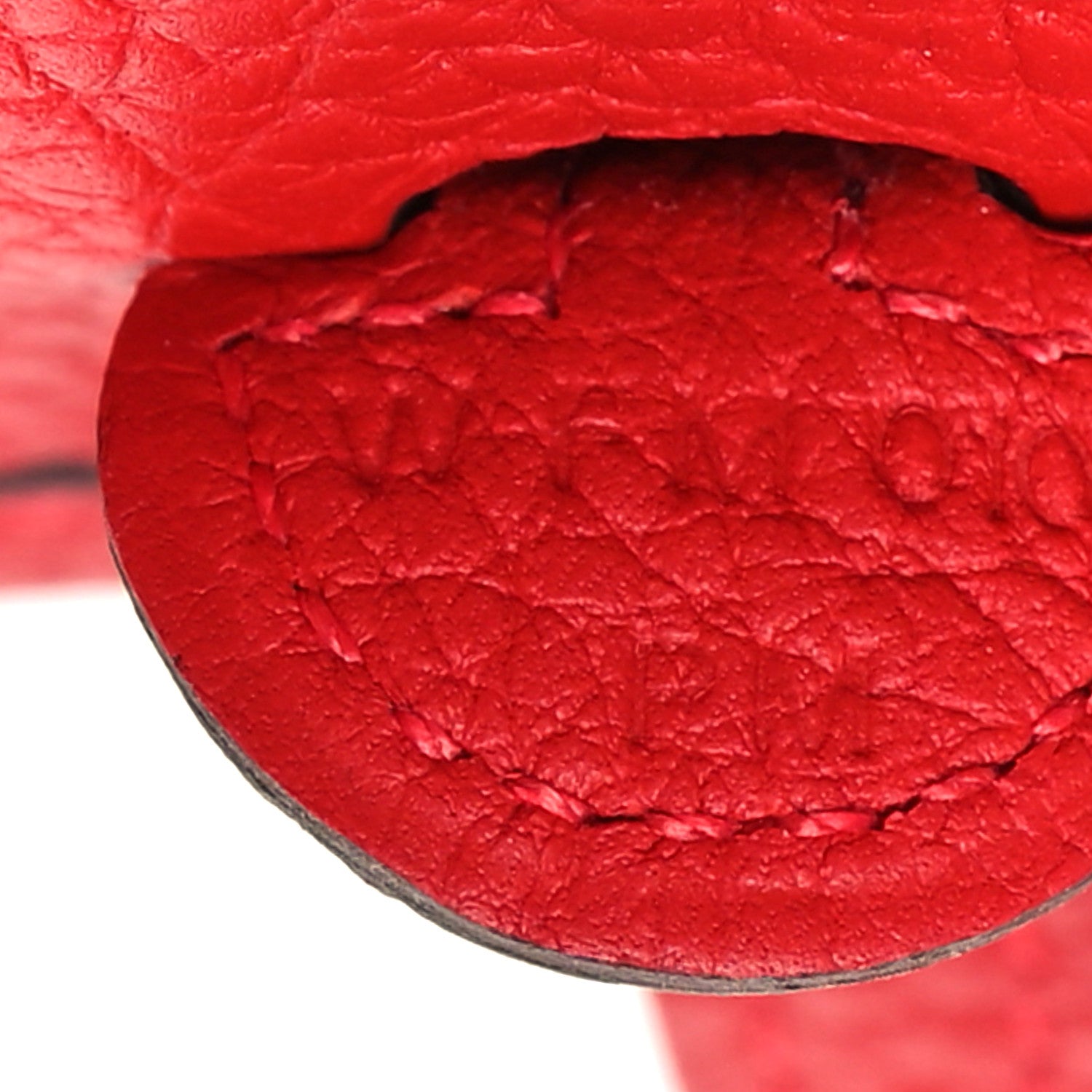 Hermes Taurillon Clemence Amazone Evelyne TPM Vermillion Rouge Vif 7 of 10