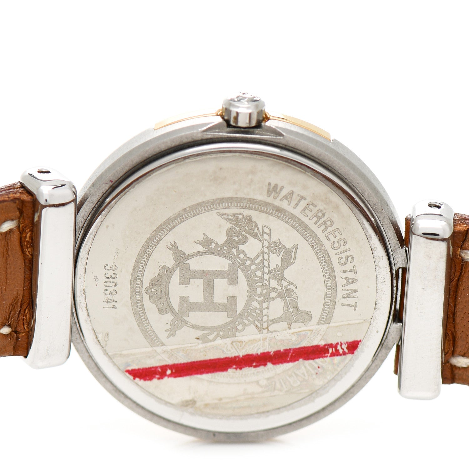 Hermes Stainless Steel Epsom 24mm Clipper Quartz Watch Gold 4 of 4