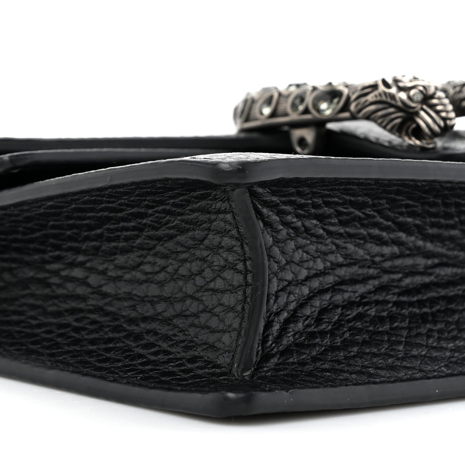 Gucci Calfskin Super Mini Dionysus Shoulder Bag Black 9 of 12