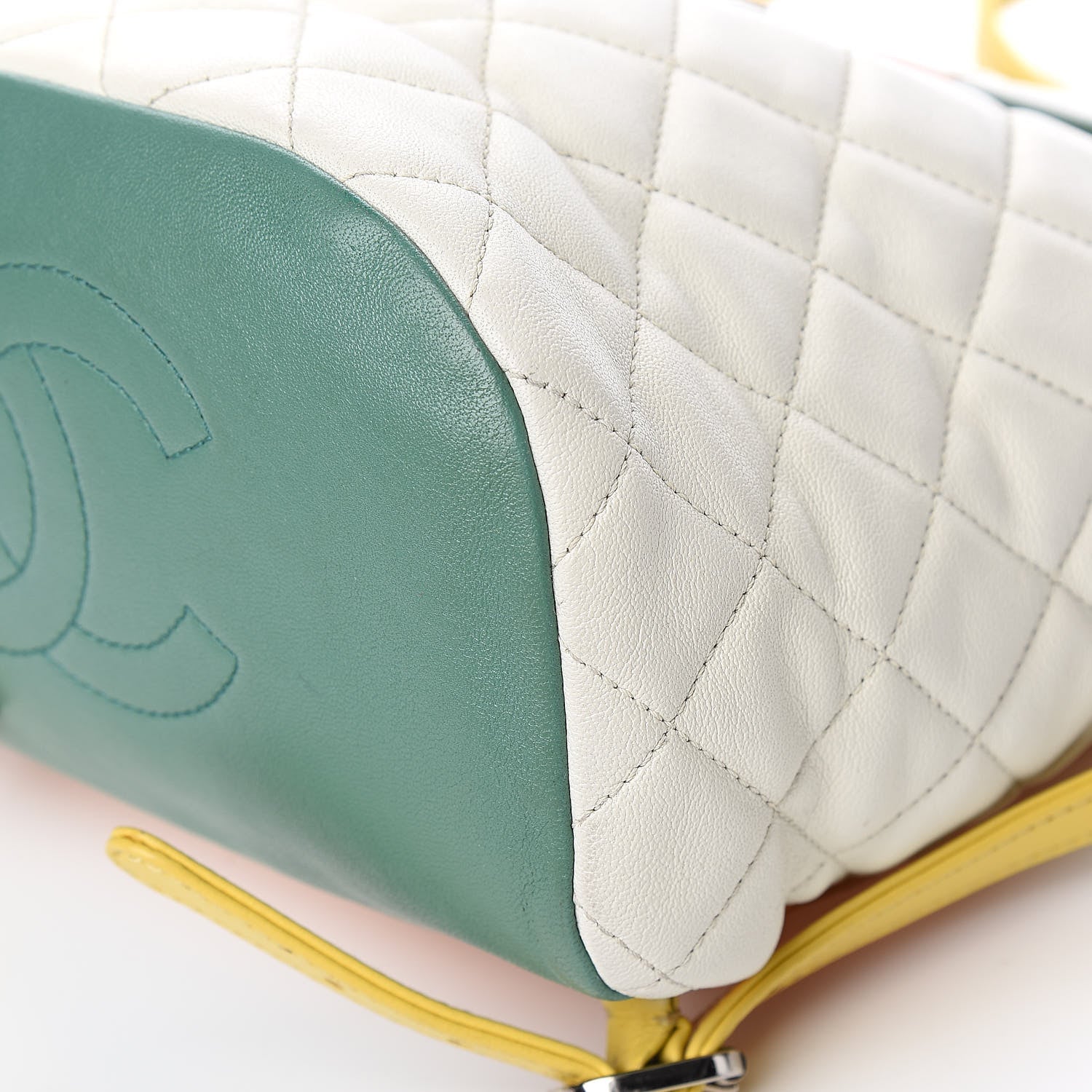 Chanel Lambskin Quilted Small Cuba Urban Spirit Backpack White 11 of 14