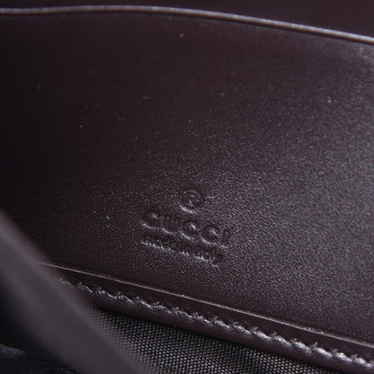 Gucci Guccissima Zip Around Wallet Dark Brown 6 of 8